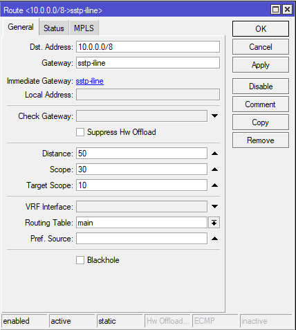 Схема сети: WAN, bridge и VPN-подключения